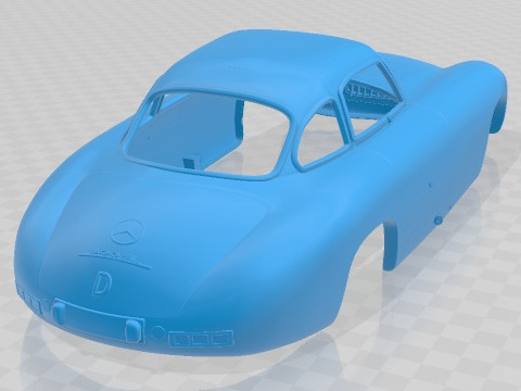 Mercedes benz sl class 1952 printable body car Model do druku 3D