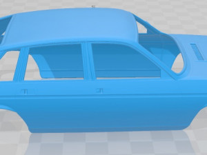 lancia gamma berlina 1976 printable body car 3D Принт Модель