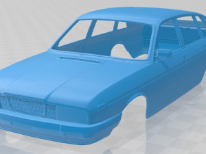 lancia gamma berlina 1976 printable body car 3D Print Model