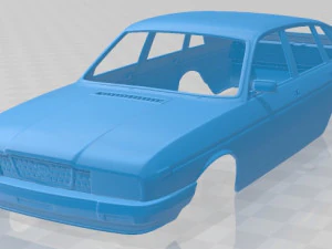lancia gamma berlina 1976 carrozzeria stampabile Modello di stampa 3D