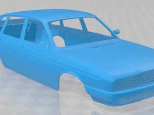 lancia gamma berlina 1976 printable body car 3D Print Model