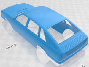 lancia gamma berlina 1976 printable body car 3D Принт Модель