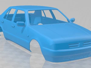 fiat croma 1993 printable body car 3D Print Model