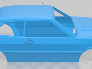 volkswagen scirocco 1977 printable body car 3Dプリントモデル