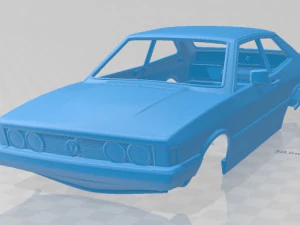 volkswagen scirocco 1977 друкований кузов автомобіля 3D Принт Модель