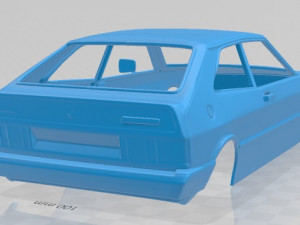 volkswagen scirocco 1977 printable body car 3Dプリントモデル