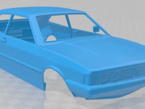 volkswagen scirocco 1977 printable body car 3Dプリントモデル