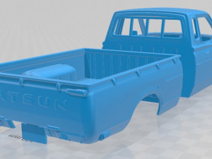 datsun 620 kingcab 1977 printable body car 3Dプリントモデル