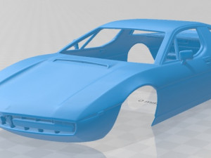 maserati merak 1972 printable body car 3D Baskı Modeli