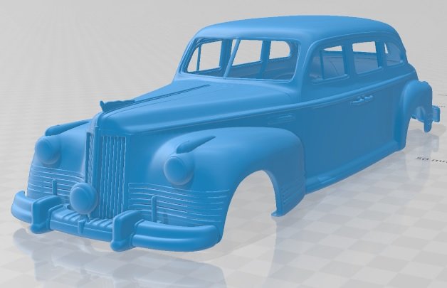 zis 115 1946 printable body car 3Dプリントモデル .c4d .max .obj .3ds .fbx .stl .blend 