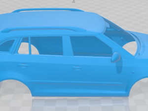 skoda fabia combi 2011 printable body car Modèles 3D en vedette