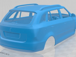 skoda fabia combi 2011 printable body car Modèles 3D en vedette