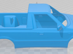 volkswagen caddy 1995 printable body car 3Dプリントモデル