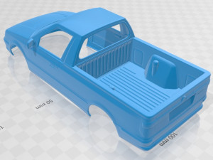 volkswagen caddy 1995 printable body car 3Dプリントモデル