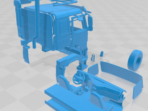volvo fmx 2013 printable cabin truck 3D-Druckmodell