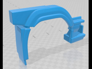 volvo fmx 2013 printable cabin truck 3D-Druckmodell