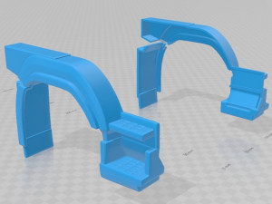 volvo fmx 2013 printable cabin truck 3D-Druckmodell