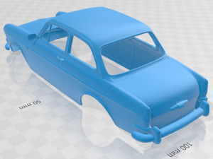 volkswagen 1500 notchback 1961 printable body car Modelo de Impressão 3D