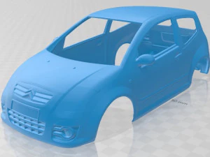 citroen c2 2008 printable body car 3D Print Model