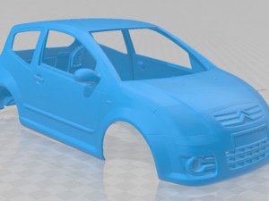 citroen c2 2008 printable body car 3D प्रिंट मॉडल