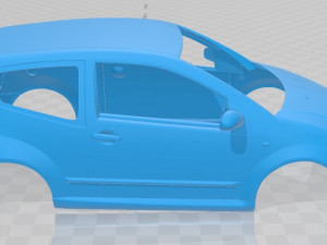citroen c2 2008 printable body car 3D प्रिंट मॉडल