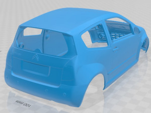 citroen c2 2008 printable body car 3D प्रिंट मॉडल
