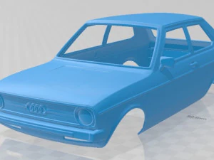 audi 50 1974 printable body car 3D Print Model