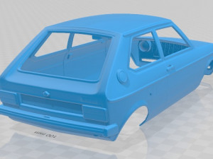 audi 50 1974 printable body car Modelo de Impressão 3D