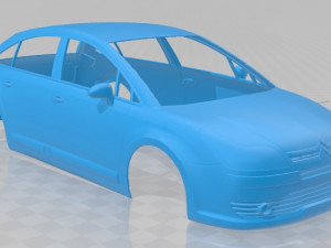 citroen c4 2008 printable body car 3D Baskı Modeli