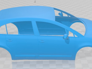 citroen c4 2008 printable body car 3D Baskı Modeli