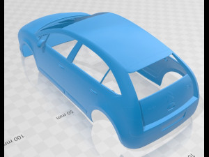 citroen c4 2008 printable body car 3D Baskı Modeli