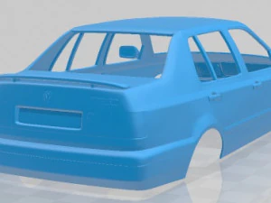 volkswagen jetta 1992 printable body car 3D Print Model