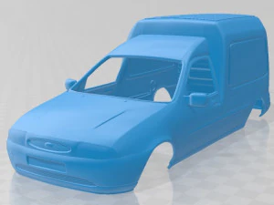 courier van 1999 printable body van 3D Print Model