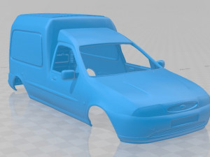 courier van 1999 printable body van 3D Print Model
