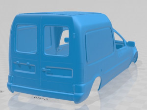 courier van 1999 printable body van 3D Print Model