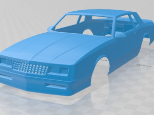 monte carlo ss 1986 printable body car 3D Print Model