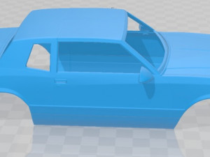 monte carlo ss 1986 printable body car Modelo de impresión 3D