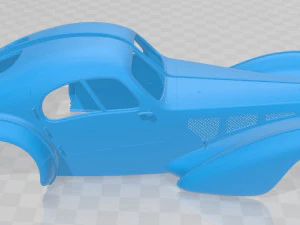 बुगाटी टाइप 57 अटलांटिक 1936 प्रिंट करने योग्य बॉडी कार 3D प्रिंट मॉडल