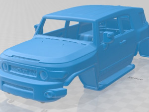 toyota fj cruiser vxr 2011 printable body car 3Dプリントモデル