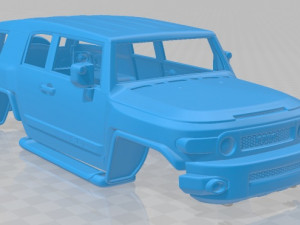 toyota fj cruiser vxr 2011 printable body car Modelo de Impressão 3D