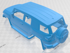toyota fj cruiser vxr 2011 printable body car Modelo de Impressão 3D