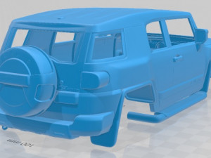 toyota fj cruiser vxr 2011 printable body car Modelo de Impressão 3D