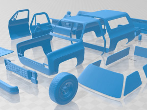 blazer k5 1976 printable car 3D Print Model