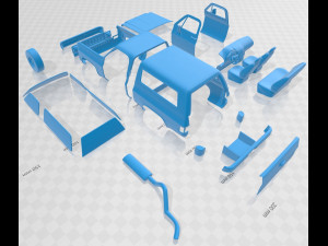 blazer k5 1976 printable car Modello di stampa 3D