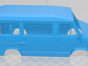 fiat ducato 1981 printable body van 3D प्रिंट मॉडल