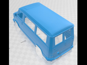 fiat ducato 1981 printable body van 3D प्रिंट मॉडल