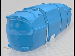 camioneta pegaso bacalao con carrocer&iacute;a imprimible Modelo de impresión 3D