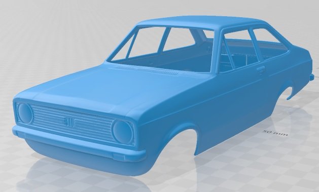 escort eu 1975 printable body car Modèles 3D en vedette .c4d .max .obj .3ds .fbx .stl .blend 