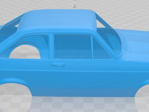 escort eu 1975 printable body car Modèles 3D en vedette