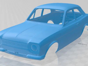 escort rs1600 1970 printable body car 3D Print Model